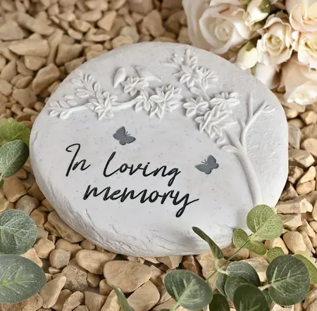Thoughts of You Graveside Round Stone - Loving Memory - image 2