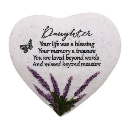 Thoughts Of You Heart Stone Lavender - Daughter - image 1