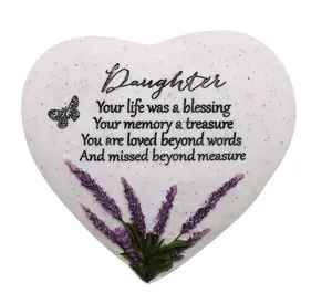Thoughts Of You Heart Stone Lavender - Daughter - image 1