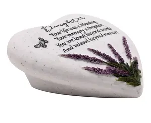 Thoughts Of You Heart Stone Lavender - Daughter - image 2