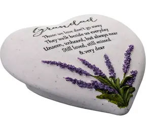 Thoughts Of You Heart Stone / Lavender - Grandad - image 3