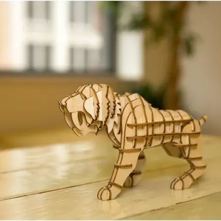 Tiger 3D Wooden Puzzle - image 2