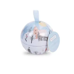 Tin Candle W25 Snowflake Sparkle - image 1