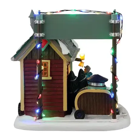 TINY HOUSE TREE LOT,  BATTERY OPERATED (4.5V) - image 2