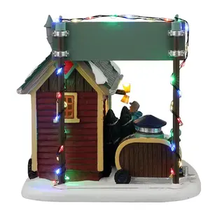 TINY HOUSE TREE LOT,  BATTERY OPERATED (4.5V) - image 2