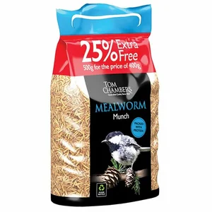 Tom Chambers Mealworm Munch Wild Bird Food 500g