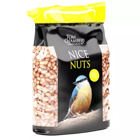 Tom Chambers Nice Nuts Wild Bird Peanuts 1kg