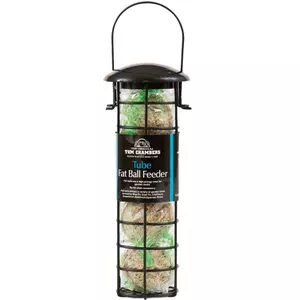 Tom Chambers Tube Fat Ball Feeder with 4 Fat Balls