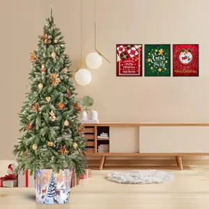 Tree Pot - Snowy Woodland Scene - image 2