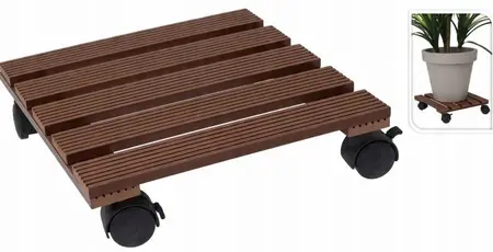 Trolley Square 29X29Cm Brown