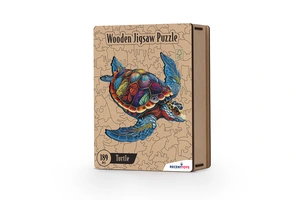 Turtle 189 Piece Wooden Jigsaw Puzzle - image 1