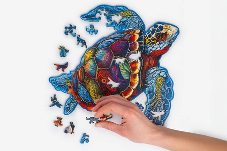 Turtle 189 Piece Wooden Jigsaw Puzzle - image 3