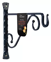 Twisted Bracket - Black 30cm