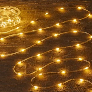 TwoTone Rechargeable String Lights - 200 LEDs - Warm/Cool - image 2