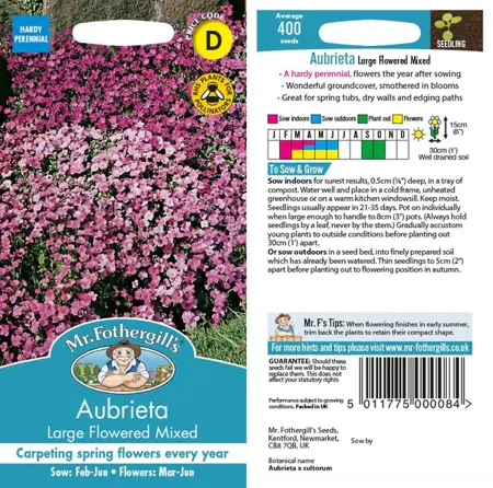 UK/CV-AUBRIETA Large Flowered - image 1