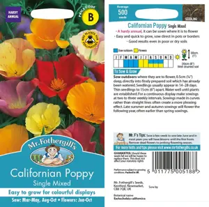 UK/CV-CALIFORNIAN POPPY Single