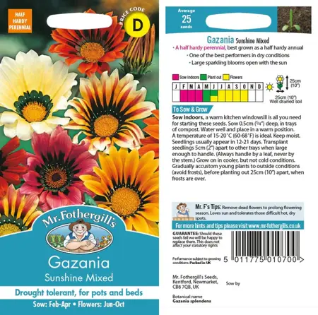 UK/CV-GAZANIA Sunshine Mixed - image 1