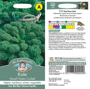 UK/CV-KALE Dwarf Green Curled