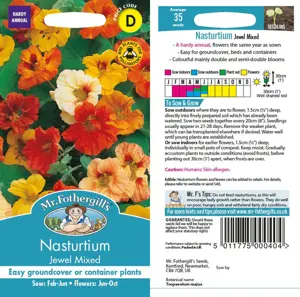 UK/CV-NASTURTIUM Jewel Mixed