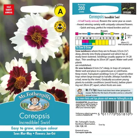 UK/FO-COREOPSIS Incredible! Swirl - image 1