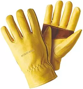 Ultimate Golden Leather Gardening Gloves Large / Size 9