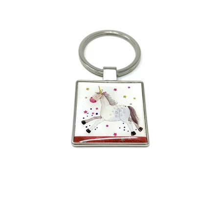 Unicorn Key Ring by Alex Clark