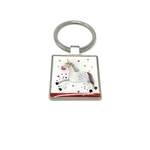 Unicorn Key Ring by Alex Clark