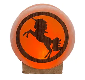 Unicorn Led Salt Lamp wt USB 12/Box