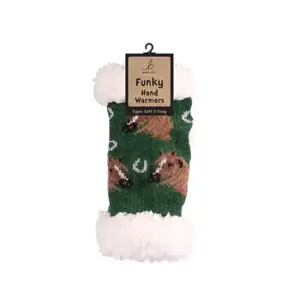 (V) Wrist Warmer - Sherpa, Horse Head