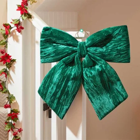 Velvet Bow - Emerald 34cm - image 2