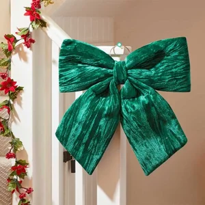 Velvet Bow - Emerald 34cm - image 2