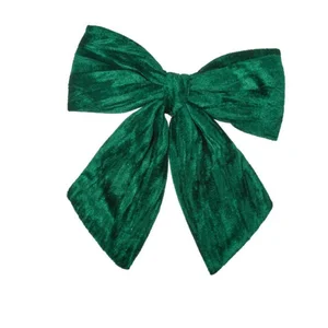Velvet Bow - Emerald 34cm - image 1