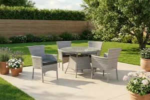Venice 4 Seat round Dining Set - image 4