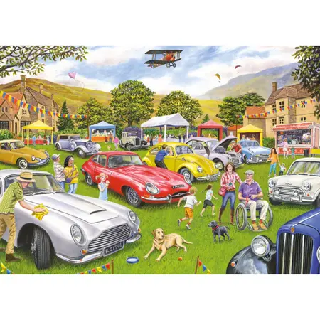 Village Motor Show 1000 Piece Jigsaw Puzzle