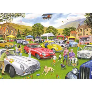 Village Motor Show 1000 Piece Jigsaw Puzzle