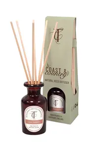 Vine Tomato 100ml Amber Glass Natural Reed Diffuser