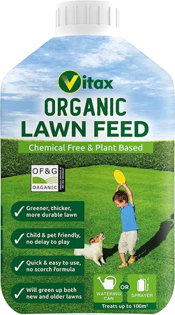 Vitax Organic Lawn Feed NEW 100 sq.m.