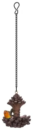 Vivid Arts Garden Friends Hanging Mini Pine Cone Robin HGF-096 - image 1