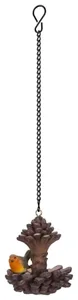 Vivid Arts Garden Friends Hanging Mini Pine Cone Robin HGF-096 - image 1