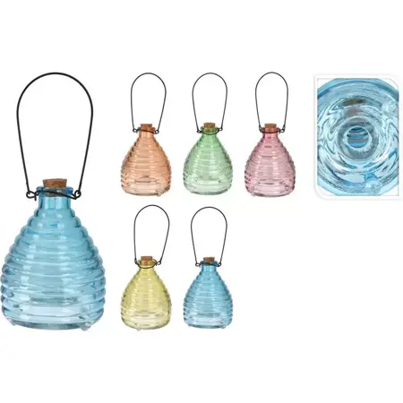 WASP TRAP GLASS WITH CORK LID