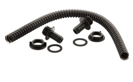 Water Butt Connector Pipe - Black