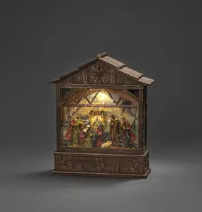 B/O WL Nativity Scene. Timer 5H 3xC &USB - image 1