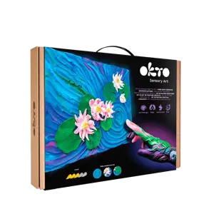 “Water lilies” SENSORY ART Creative SET 30×40 cm - image 1