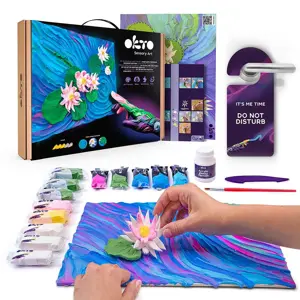 “Water lilies” SENSORY ART Creative SET 30×40 cm - image 2