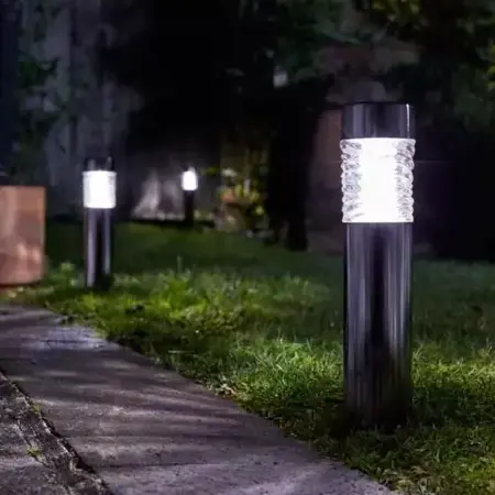 Wave - Stainless Steel 10L - Solar Stake Light - image 1