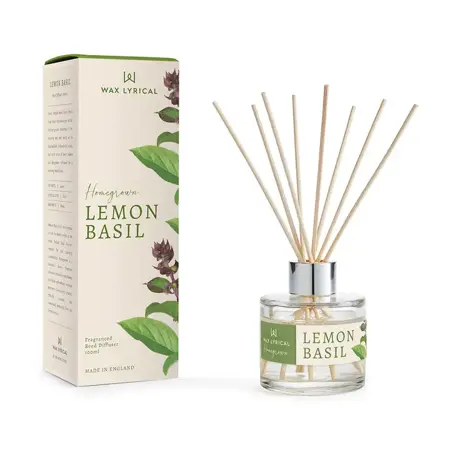 Wax Lyrical Reed Diffuser Lemon Basil 100ml