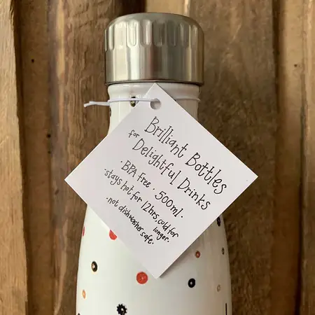 Wb07 Crazy Dog Lady Stainless Steel Water Bottle - image 2
