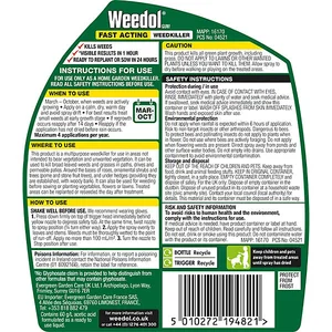 Weedol Fast Act Ready To Use 1L - image 2