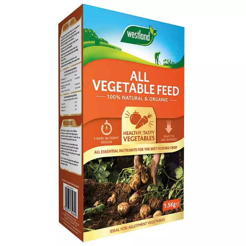 Westland Organic Vegetable Feed 1.5kg Pennells Garden Centres