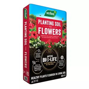 Westland Bio Life Planting Soil for Flowers 40L